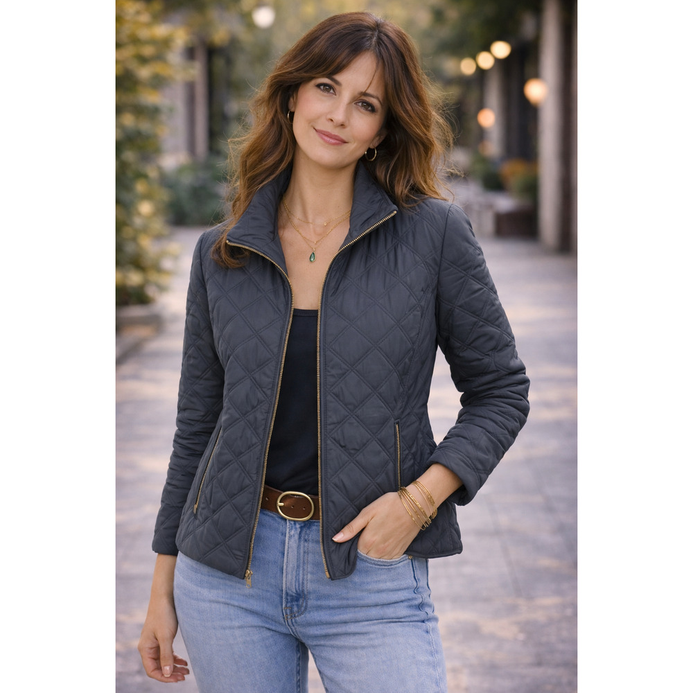 Ann Taylor Black Factory Jacket Full Zip Size M